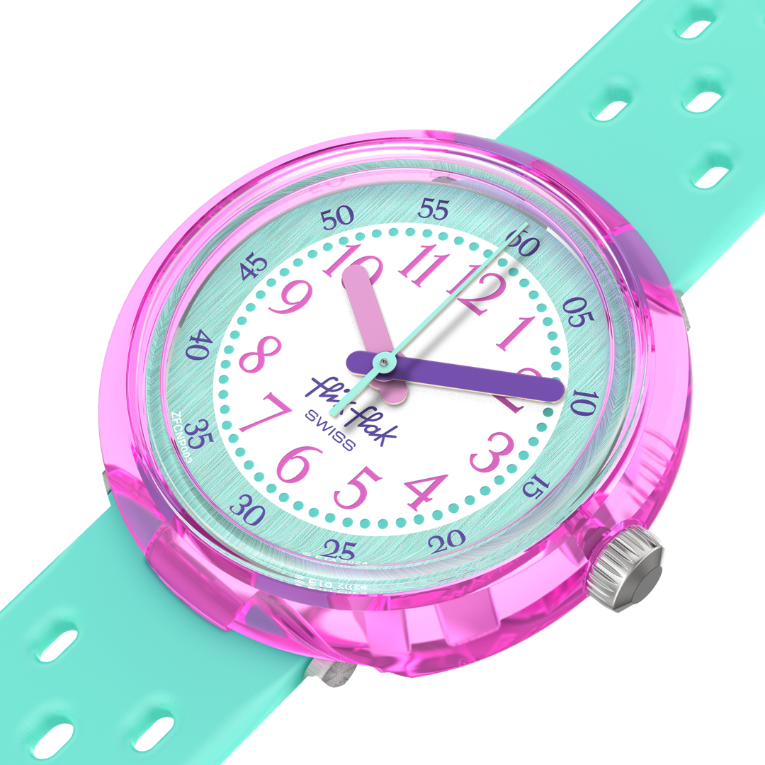 FLIK FLAK FIZZ WATCH I MINT BUBBY TIMER 32MM FCNP003