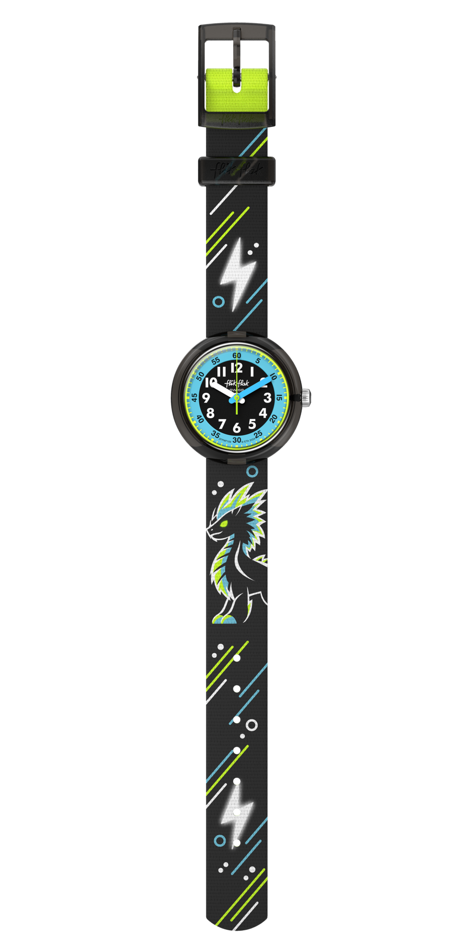 FliK Flak Mystic Dragon Mystic Land 32mm FPNP159 Watch