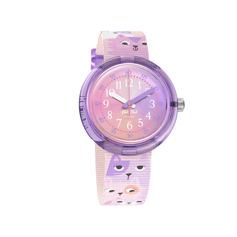 Flik flak cutie kitty venner pels-nogensinde 32 mm fpnp162 ur