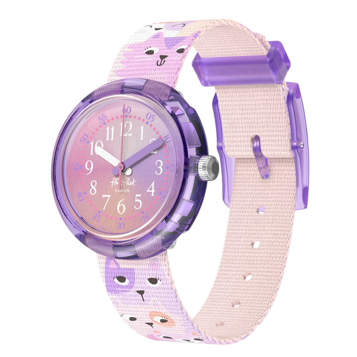 Flik flak cutie kitty venner pels-nogensinde 32 mm fpnp162 ur