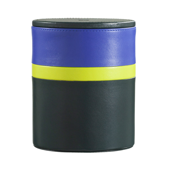 Dudu Jar med designdækning fra hjemmet til kontor 11x14cm, alsidig tom -gammel flerfarvet opbevaring