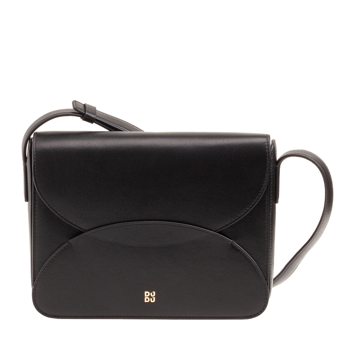 DUDU BRAKING BROW BAG Woman in leather with Envelope model flap - Elegant and versatile small bag with adjustable shoulder strap, perfect bag for every occasion