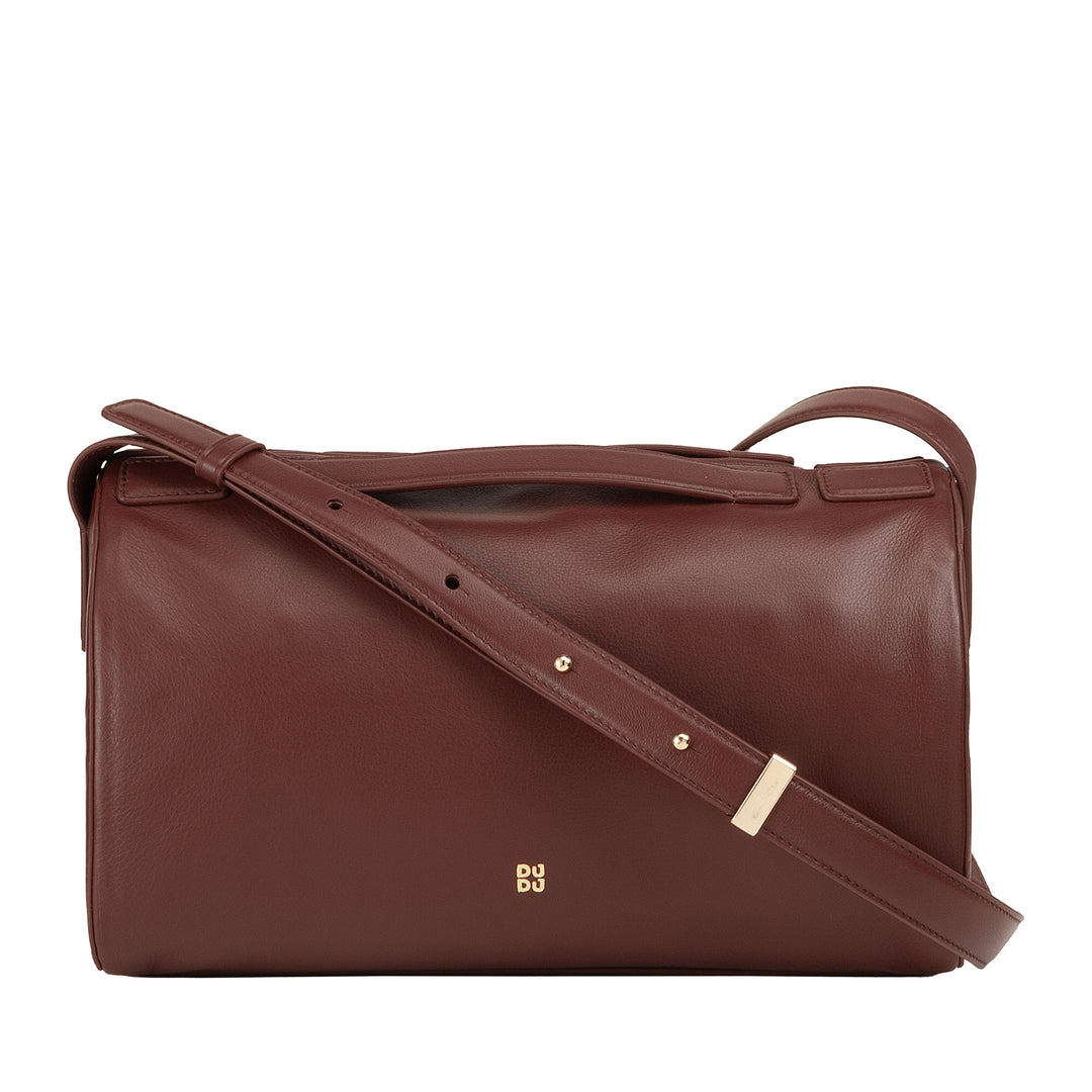 DUDU Bag Bag with leather shoulder strap - Elegant, large and spacious bag with adjustable shoulder strap for every occasion