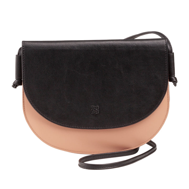 DUDU BRAKE BROW SMALL WOMEN IN LEATHER, COMPETTED STEP SOCK BANK WITH BUTTON CLOSURE, ADVANTABLE shoulder strap
