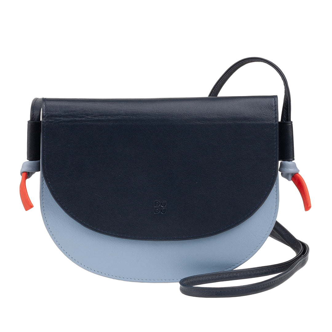 Dudu Brake Brow Small Women in Leather, Competed Step Sock Bank med knaplukning, Advantable Shoulder Strap