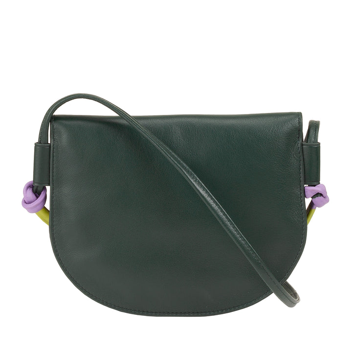 Dudu Brake Brow Small Women in Leather, Competed Step Sock Bank med knaplukning, Advantable Shoulder Strap