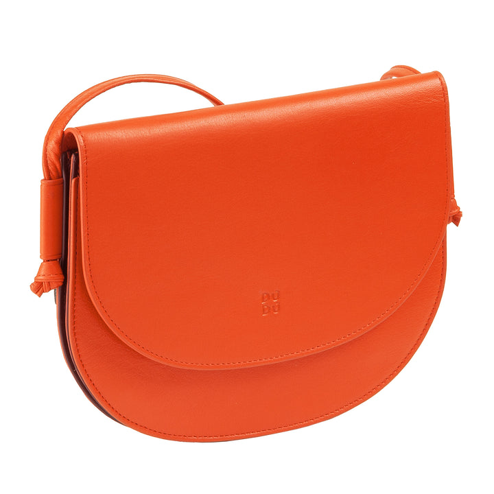DUDU BRAKE BROW SMALL WOMEN IN LEATHER, COMPETTED STEP SOCK BANK WITH BUTTON CLOSURE, ADVANTABLE shoulder strap