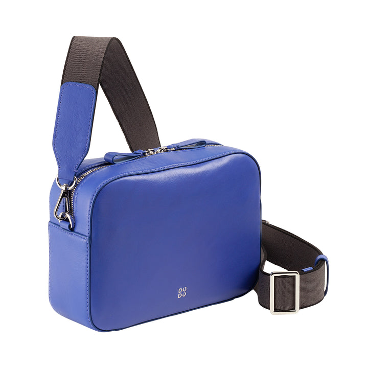 DUDU BRAKE BROW BAG SMALL IN LEATHER, BAG Room with detachable strap, compact elegant leather handbag