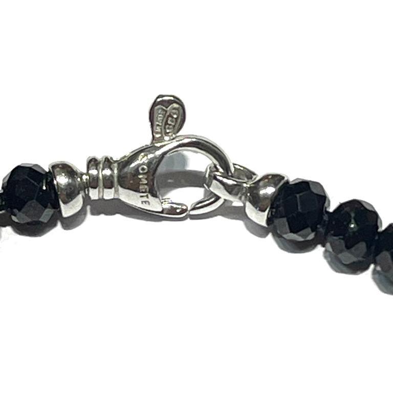 Comete bracciale argento 925 spinello nero UBR 1175 - Capodagli 1937