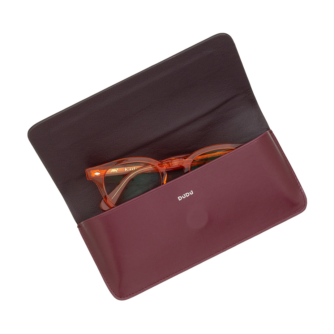 Duduche Case Hood Glasses og Soch Glass Soft Socker med magnetisk lukning, farvet Holder Case