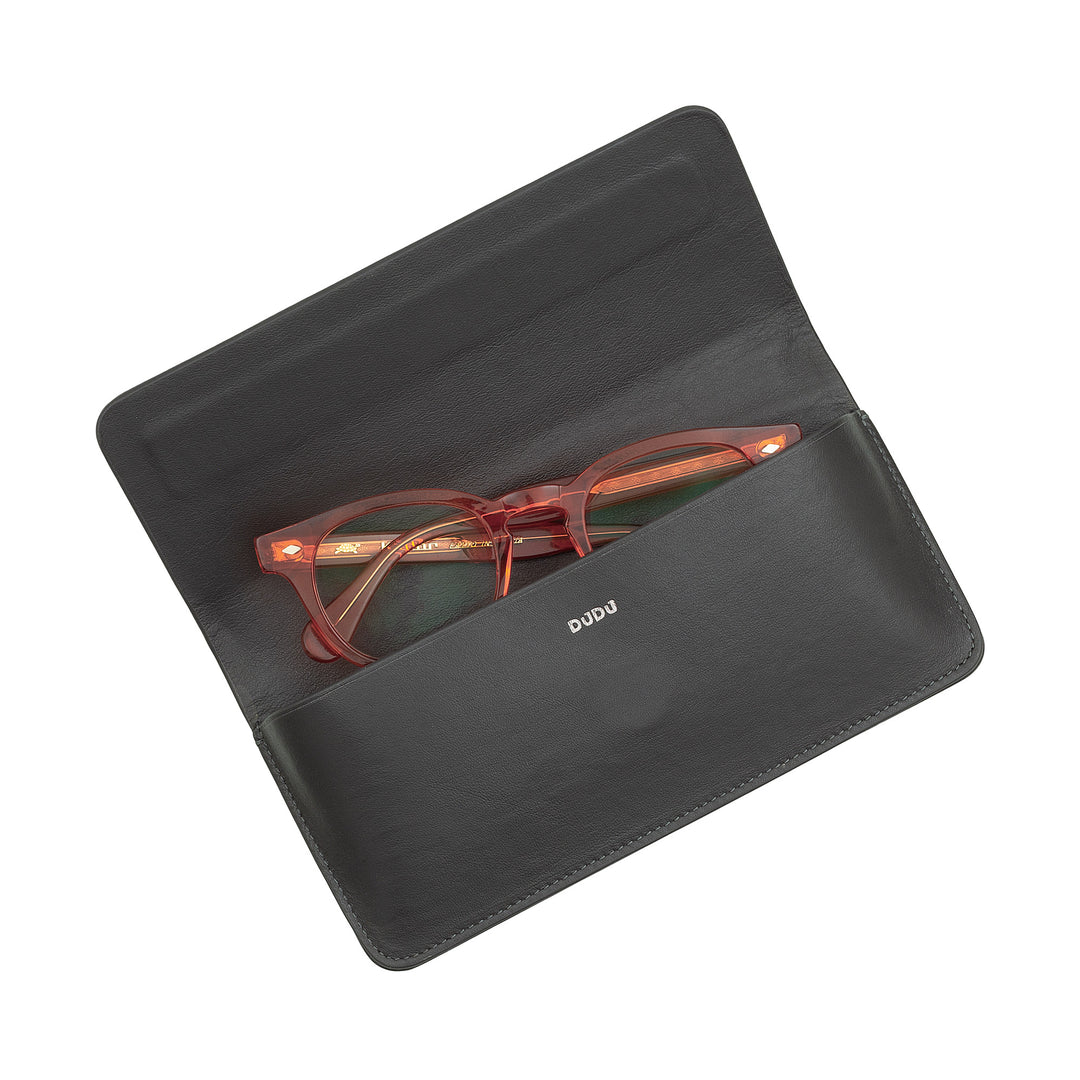 Duduche Case Hood Glasses og Soch Glass Soft Socker med magnetisk lukning, farvet Holder Case