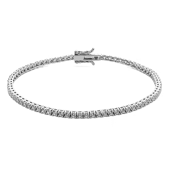 Comete Tennisarmband Silber 925 Zirkone UBR 994 M20
