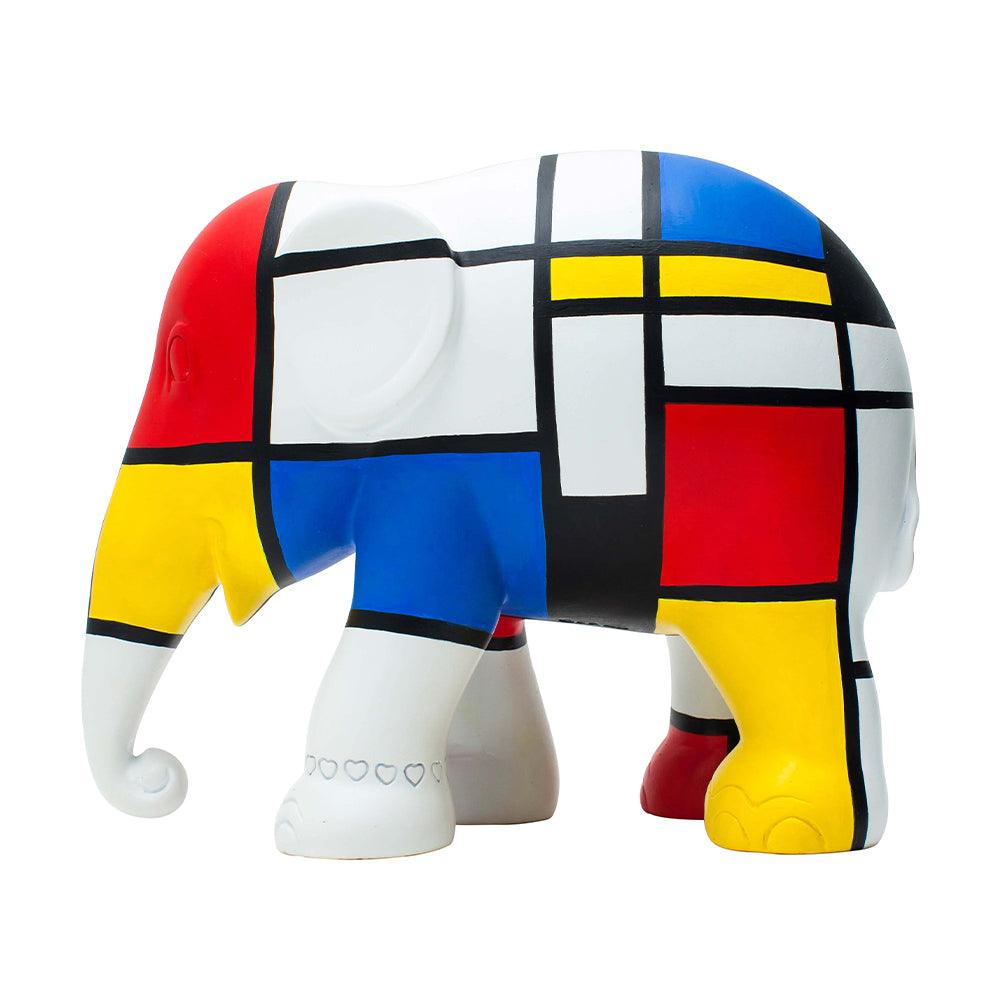 Elephant Parade elefante Hommage to Mondriaan 10cm HOMMAGE TO MONDRIAAN 10 - Capodagli 1937