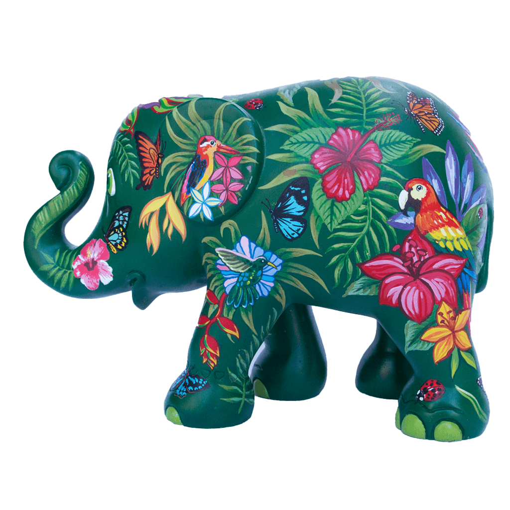 Elephant Parade elefante Plant Paradise 15cm Limited Edition 3000 pezzi PLANT PARADISE 15 - Capodagli 1937