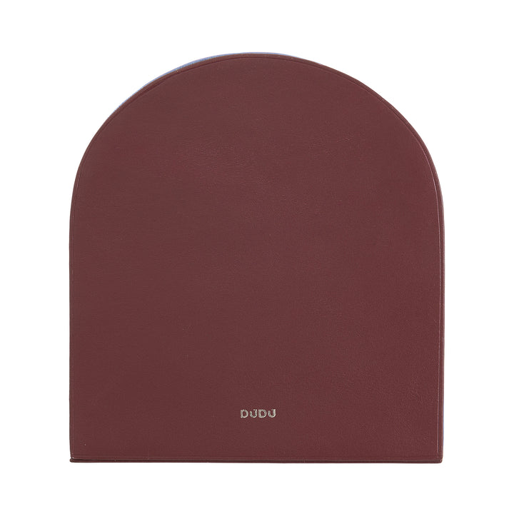 Dudu Familibri Degorative of Design, Reggilibri belagt i rigtigt farverigt læder, til hjemmehylder og kontorbord