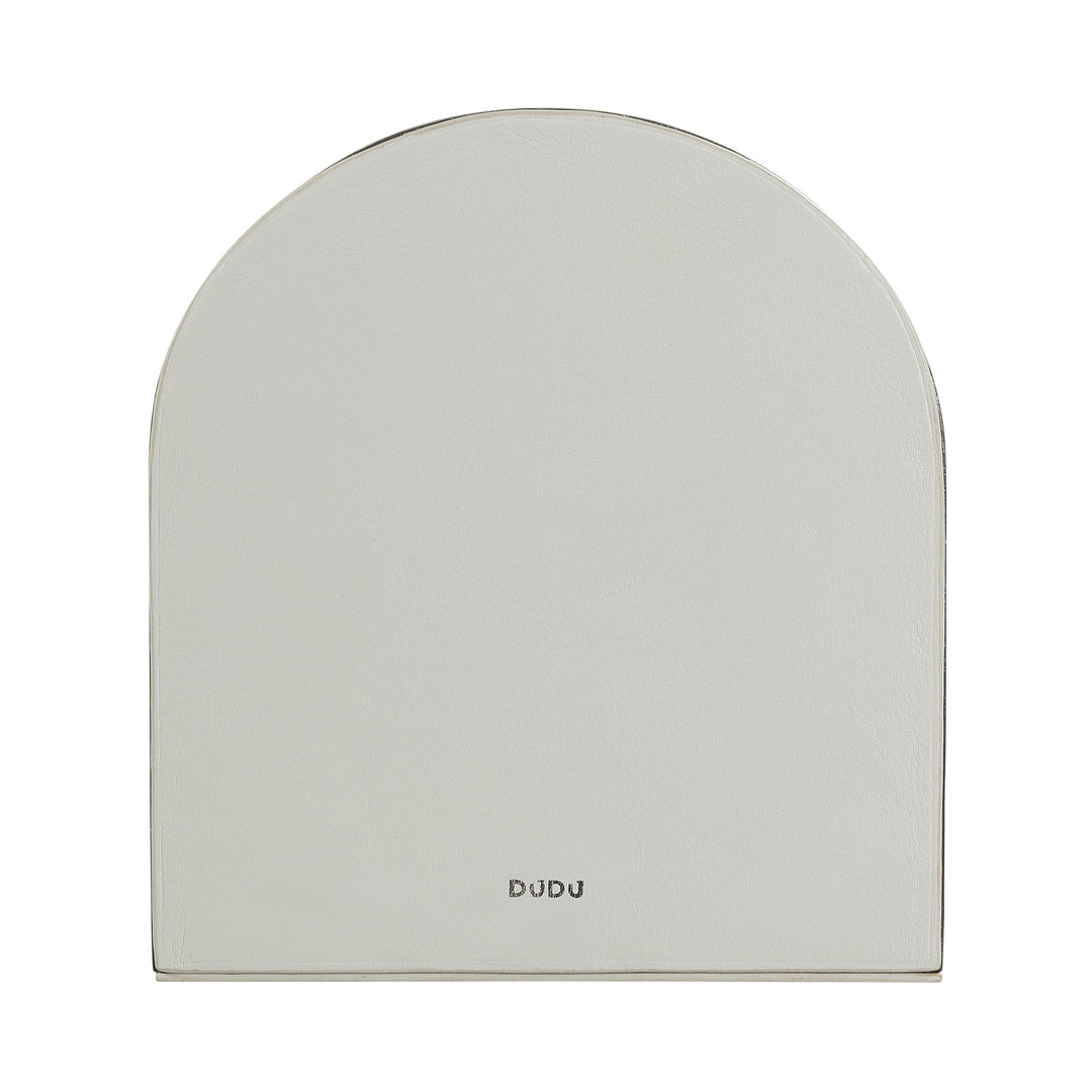 Dudu Familibri Degorative of Design, Reggilibri belagt i rigtigt farverigt læder, til hjemmehylder og kontorbord