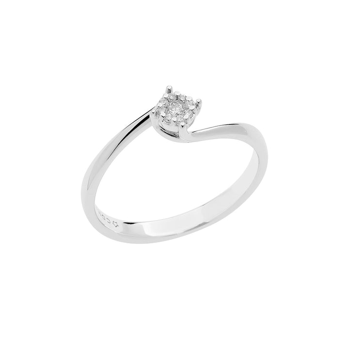 Comete Rose Gold Ring with Diamonds ANB2648