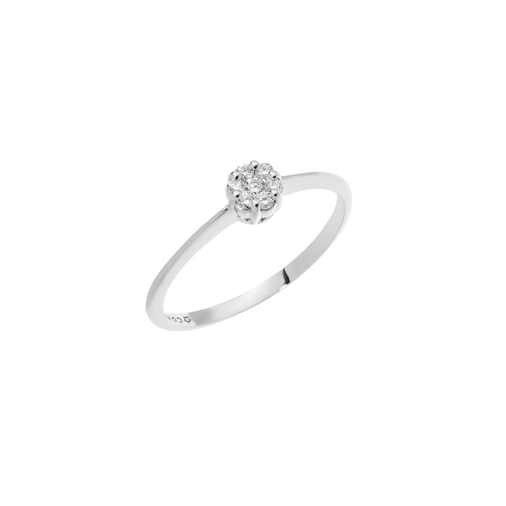 Comete rosa guldring med diamanter ANB2546