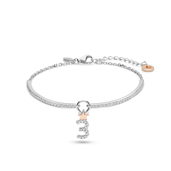 Comete Silberarmband Nummer 3 BRA205