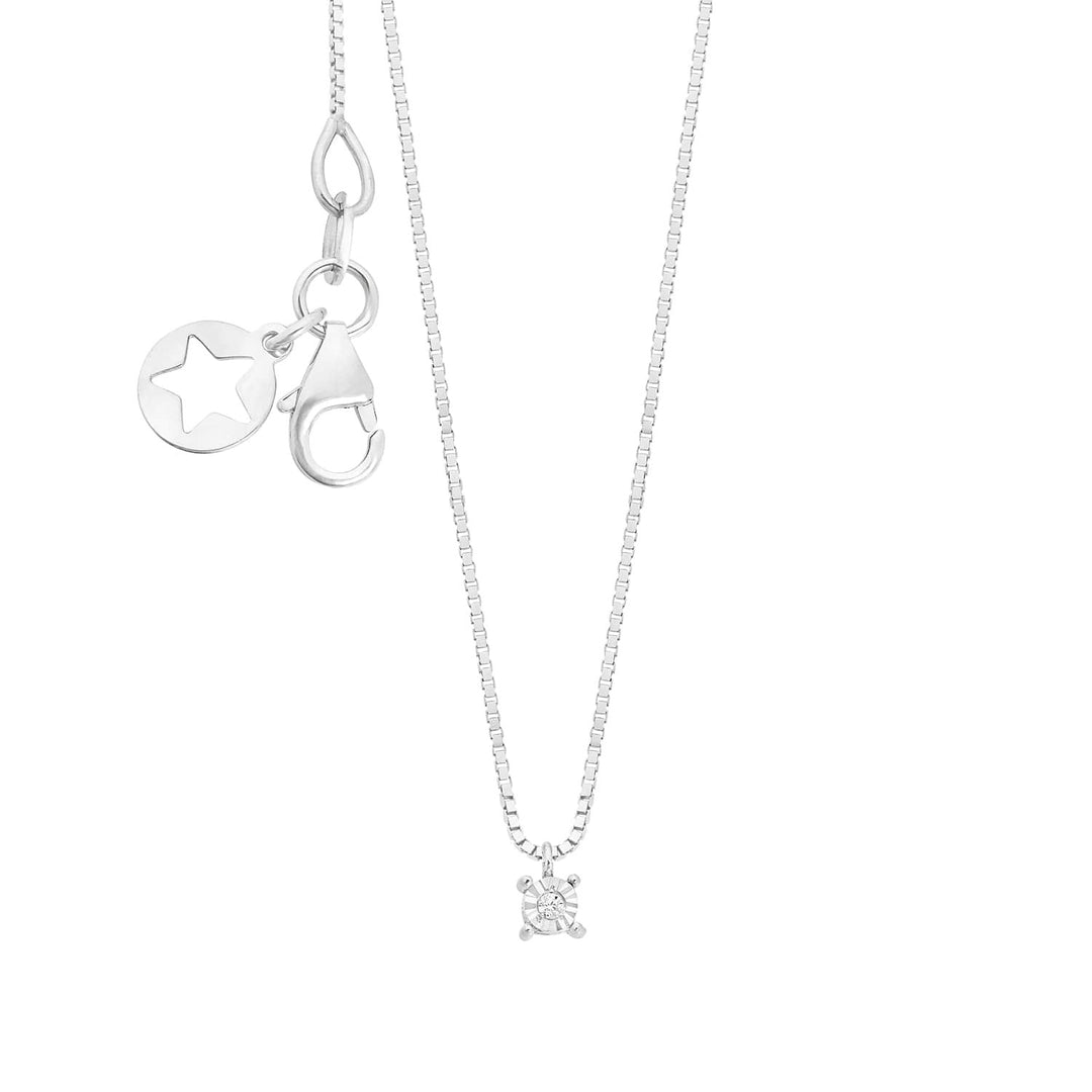 Comete Halsband i 375‰ vitguld och vit diamant KGLB1412