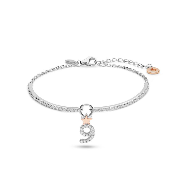 Comete Silberarmband Nummer 9 BRA211
