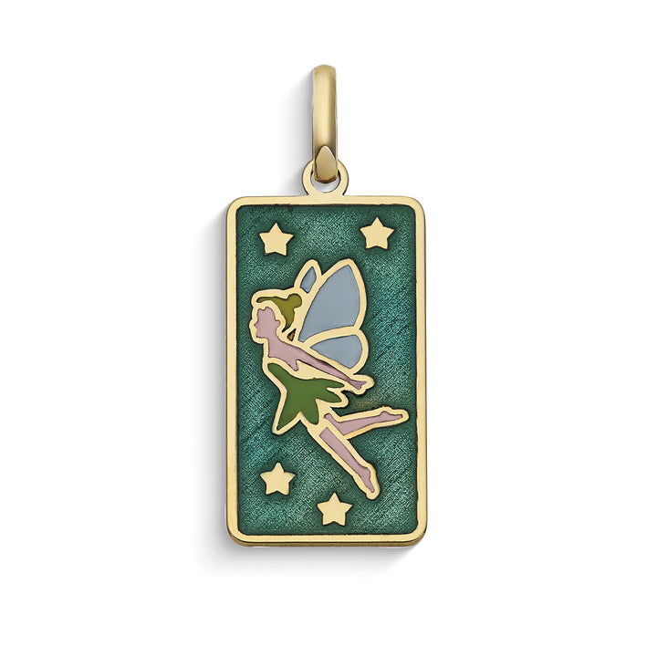 Comete Fairy Pendant i 375‰ gult guld KCOB027