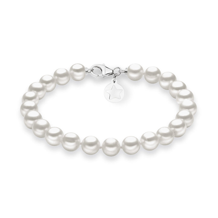 Comete Acquadolce Perlenstrang-Armband in Gold BRQ113S