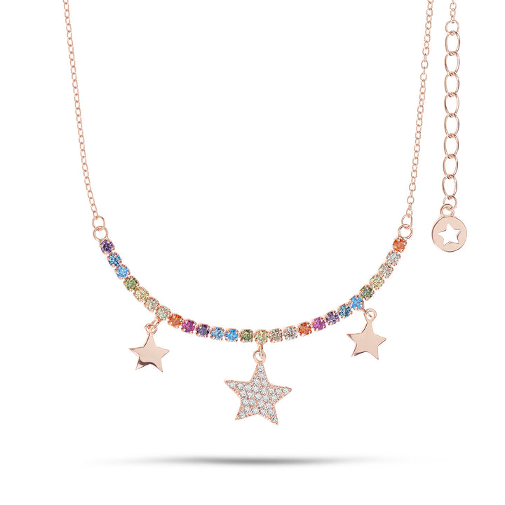 Comete Tennis Choker i Silver Star GLA258