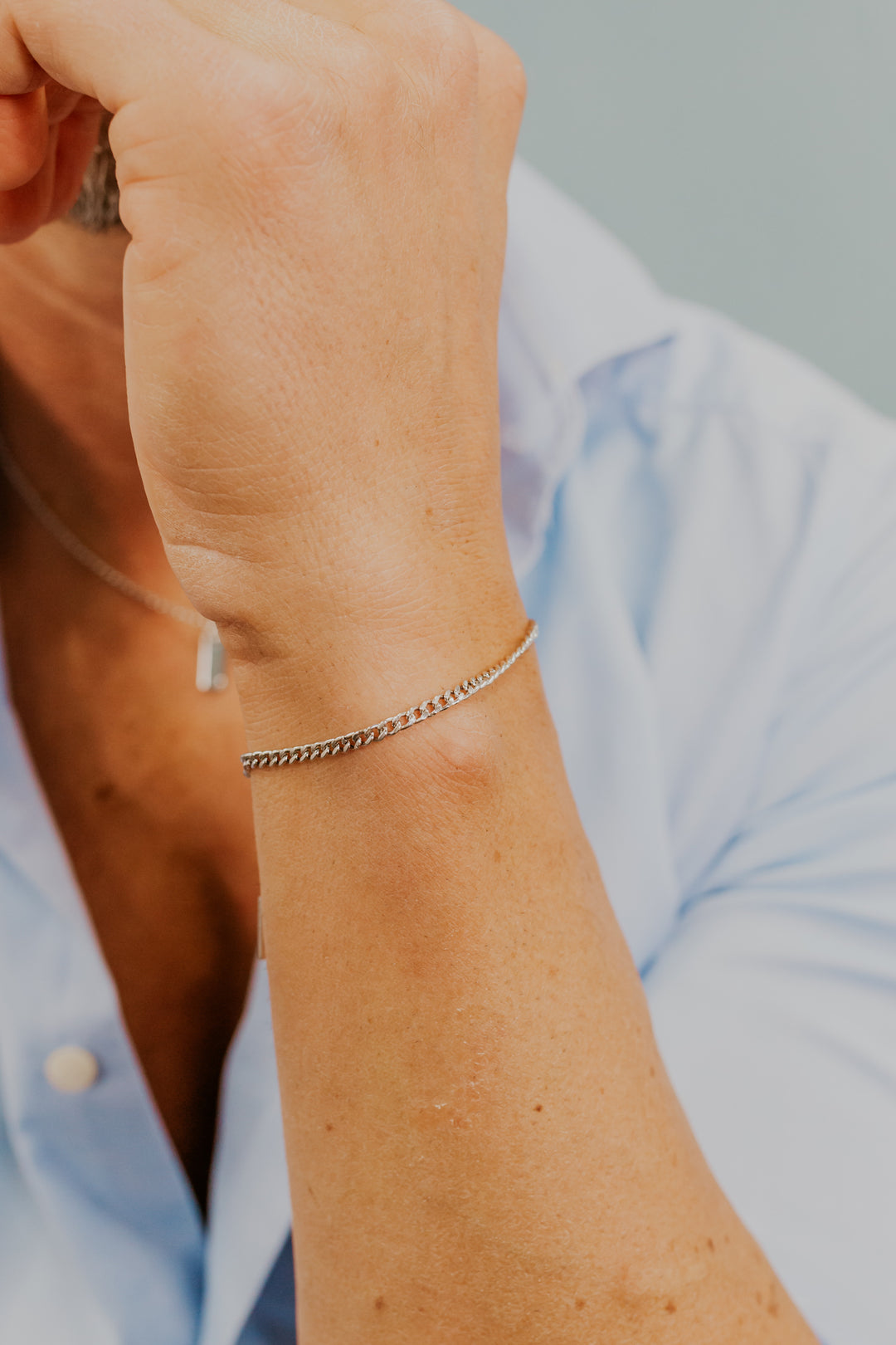 Comete armbånd sølv og hvid diamant UBR1256