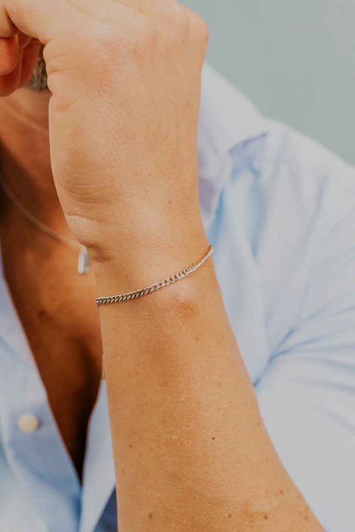 Comete armbånd sølv og hvid diamant UBR1256