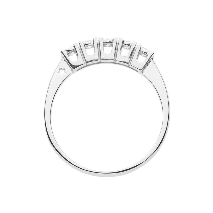 Comete Vielsesring i hvidguld med diamanter Moments ANB 2664