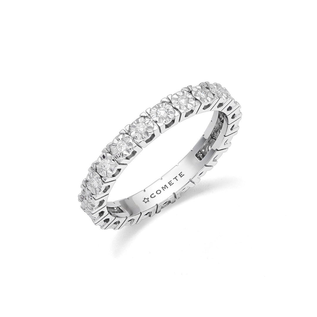 Comete Ring i 750‰ hvidguld og hvide diamanter ANB2685M13