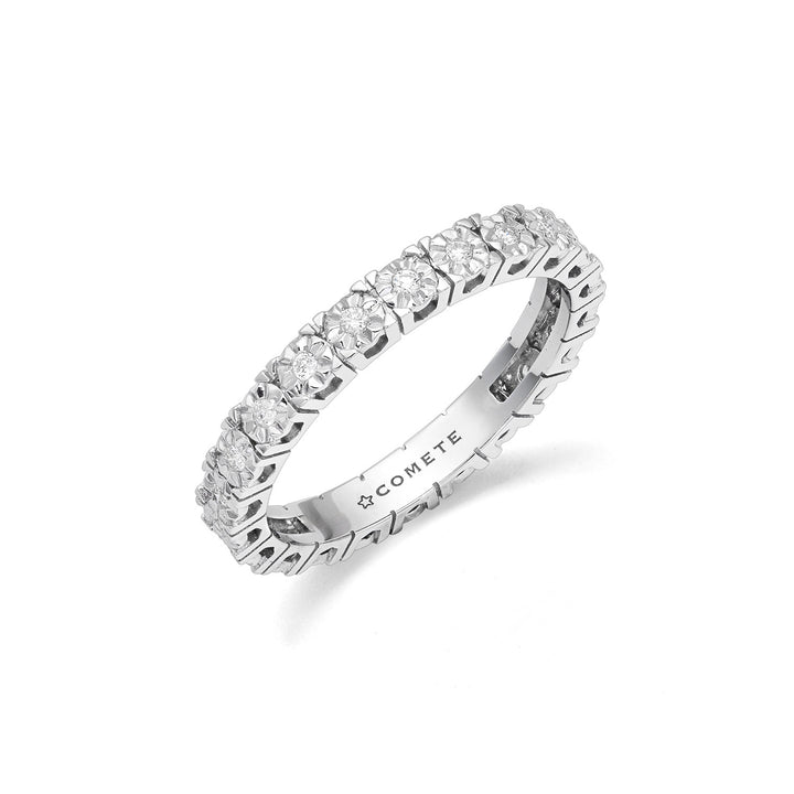 Comete Ring i 750‰ hvidguld og hvide diamanter ANB2685M13
