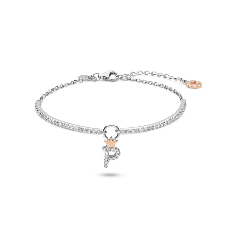 Comete Silberarmband Buchstabe P BRA192