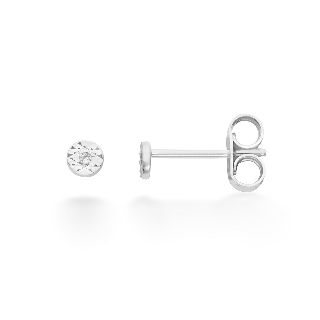 Comete Earrings in 375‰ white gold and diamonds KORB1024