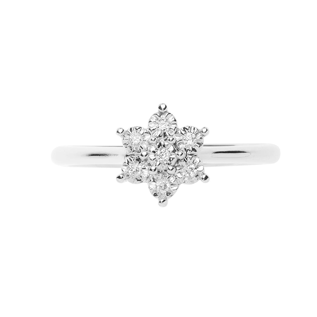 Comete Ring i guld og hvide diamanter Moments ANB2665
