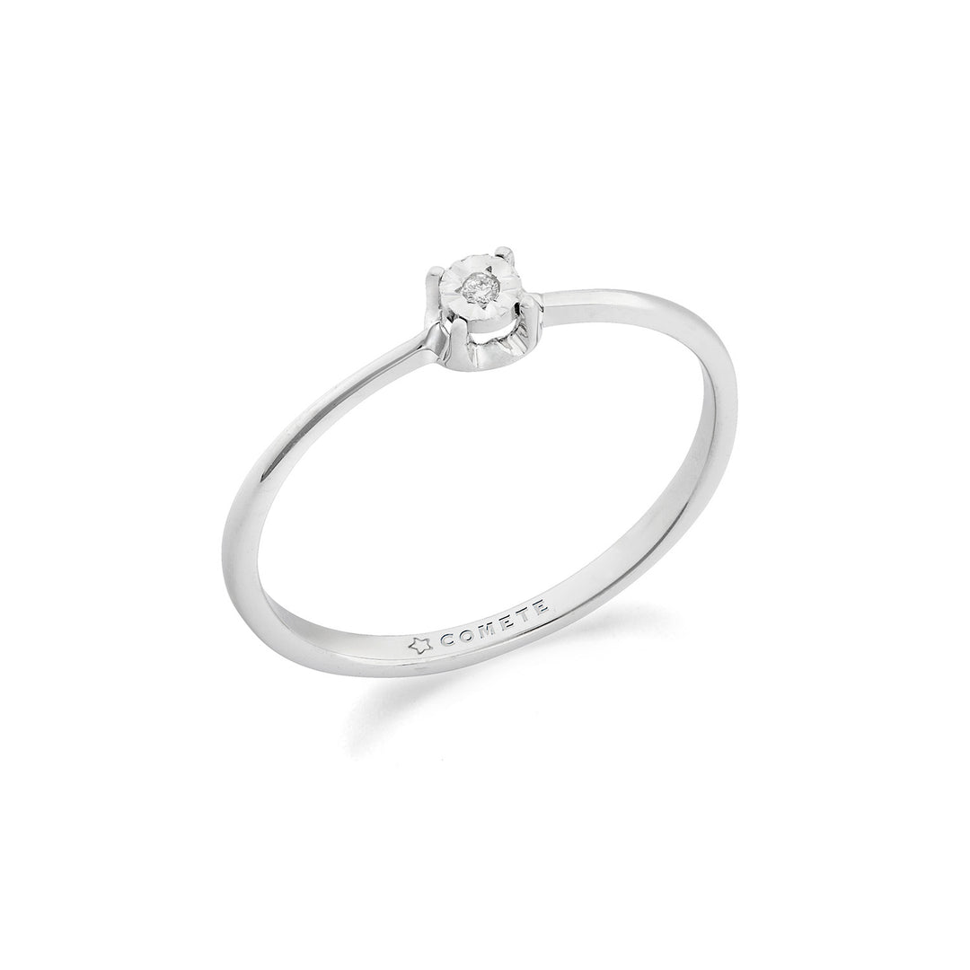 Comete Ring 375‰ guld og hvid diamant KANB1901