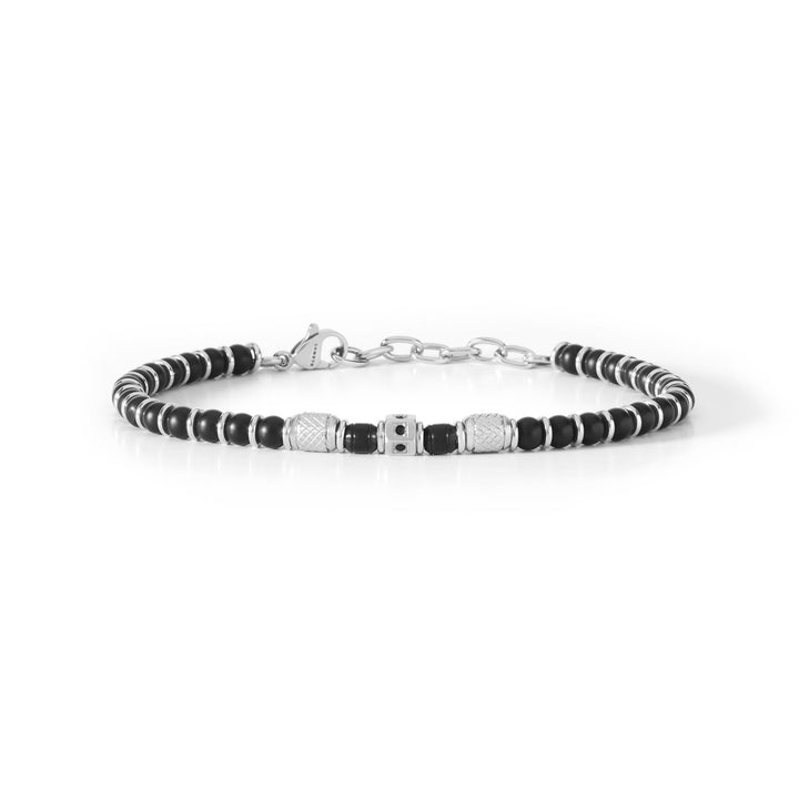 Comete Sort onyx og sort zirkon armbånd UBR885