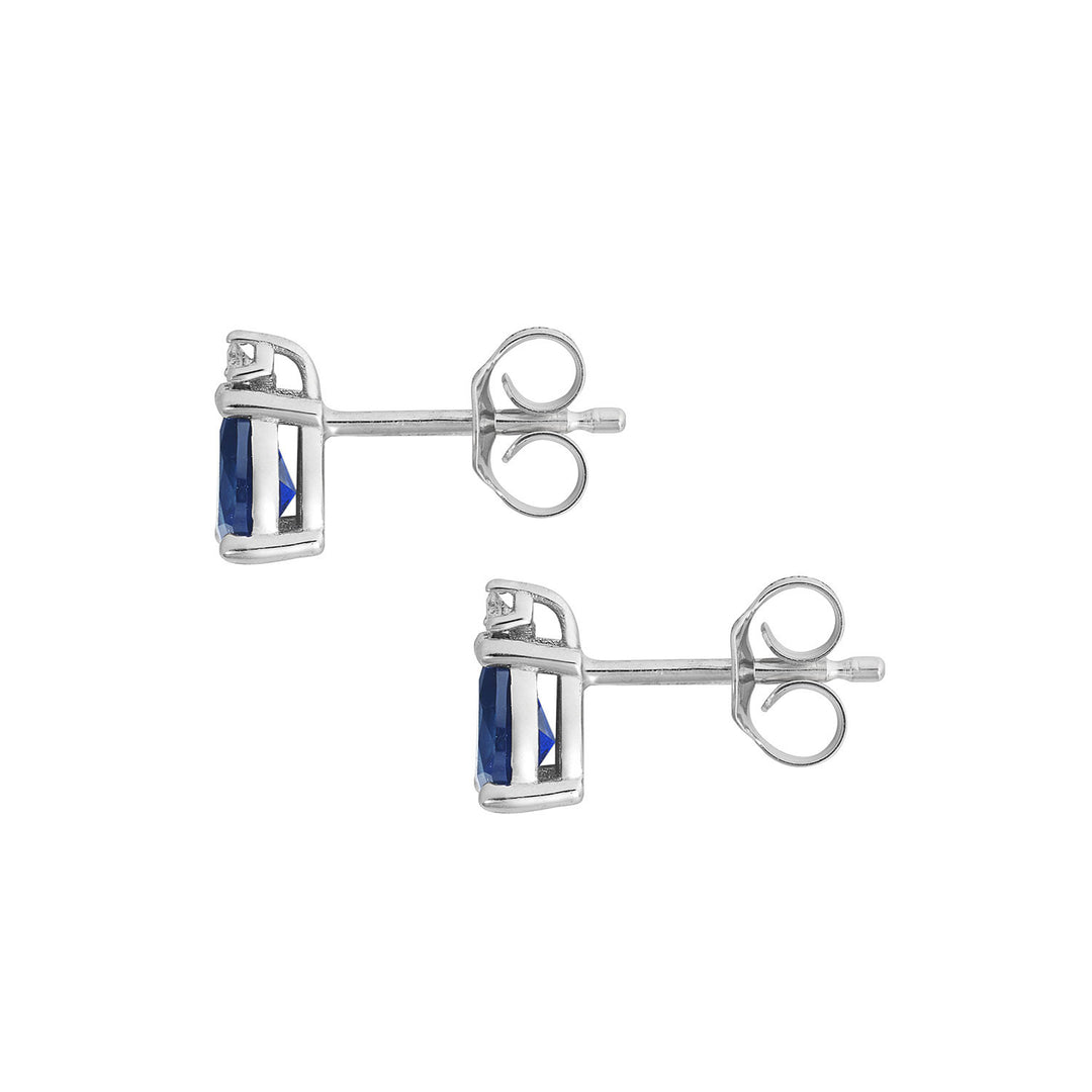Comete øreringe i 750 ‰ guld, diamanter og safir drop ORB1126