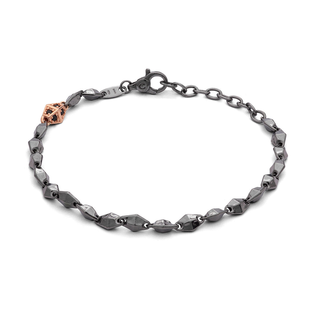 Comete armbånd i rosé og bruneret sølv med zirkoner UBR1008