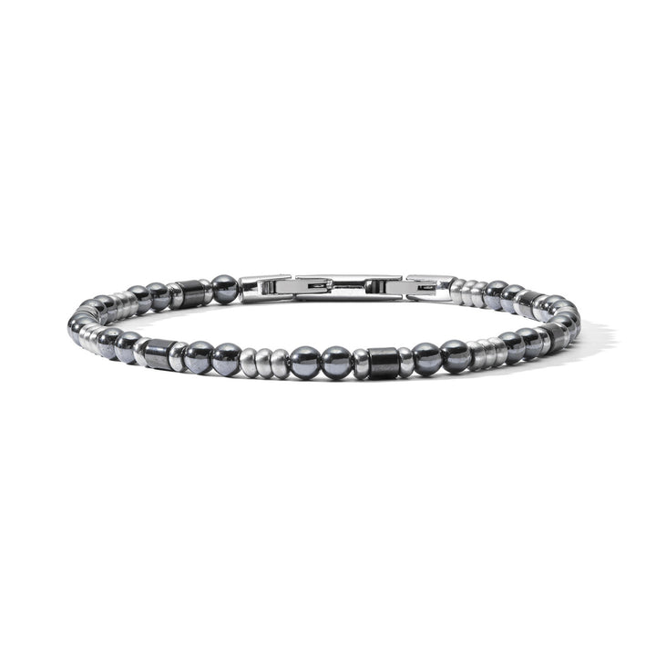 Comete UBR925 sort hæmatit armbånd