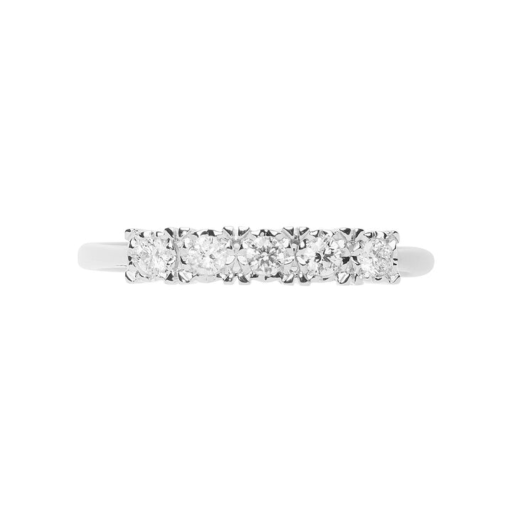 Comete Vielsesring i hvidguld med diamanter Moments ANB 2664