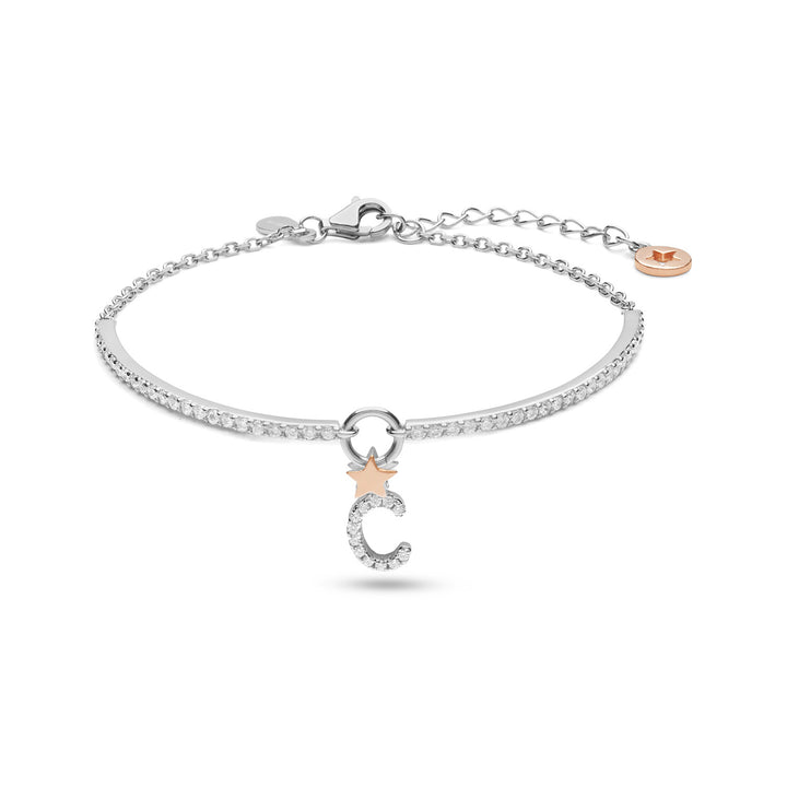 Comete Silberarmband Buchstabe C BRA179