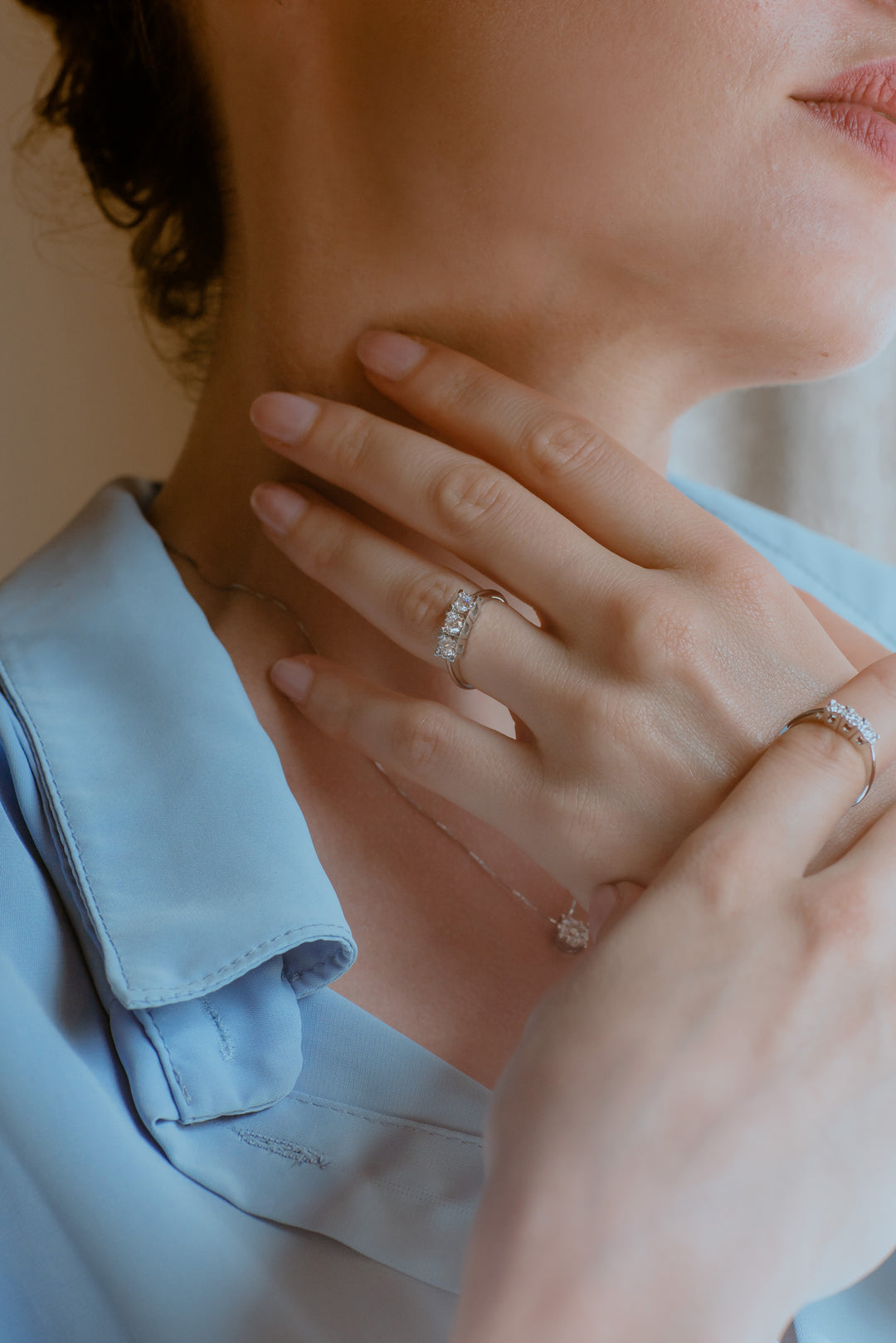 Comete Trilogy Ring i guld og diamanter ANB2640