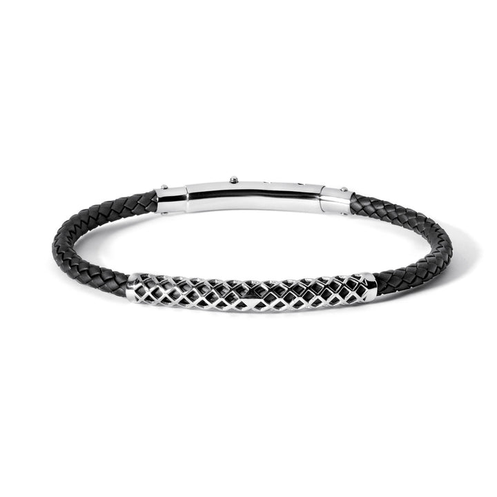 Comete stål og gummi mesh armbånd UBR622