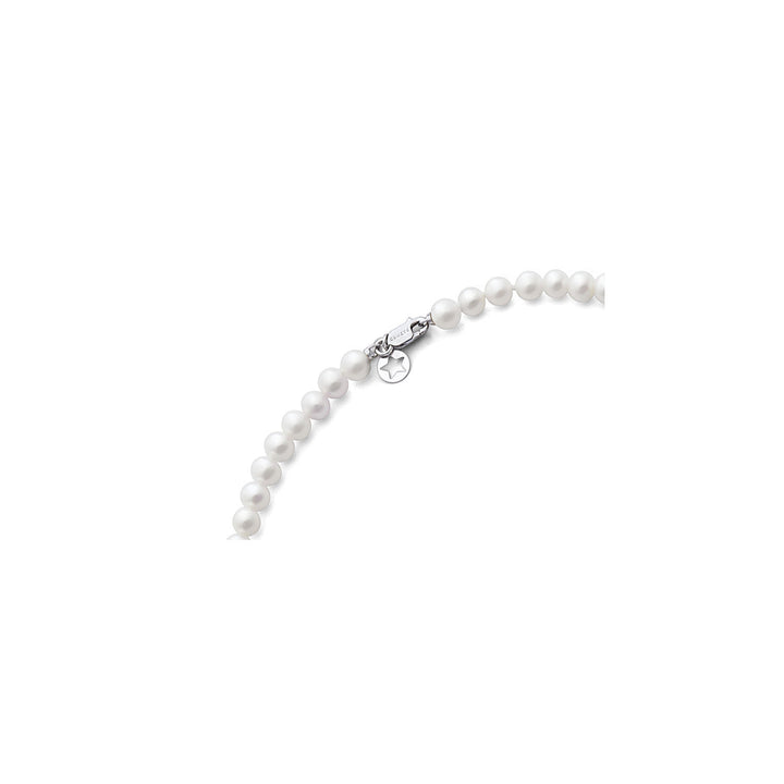 Comete Halsband med pärlor i 750‰ guld och vita diamanter FWQ382