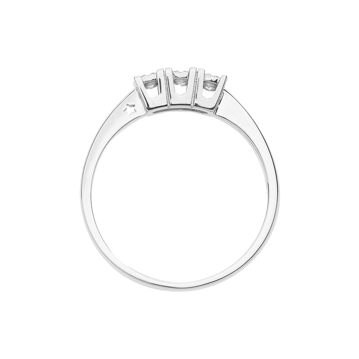 Comete Trilogy Ring in Gold and Diamonds ANB2643