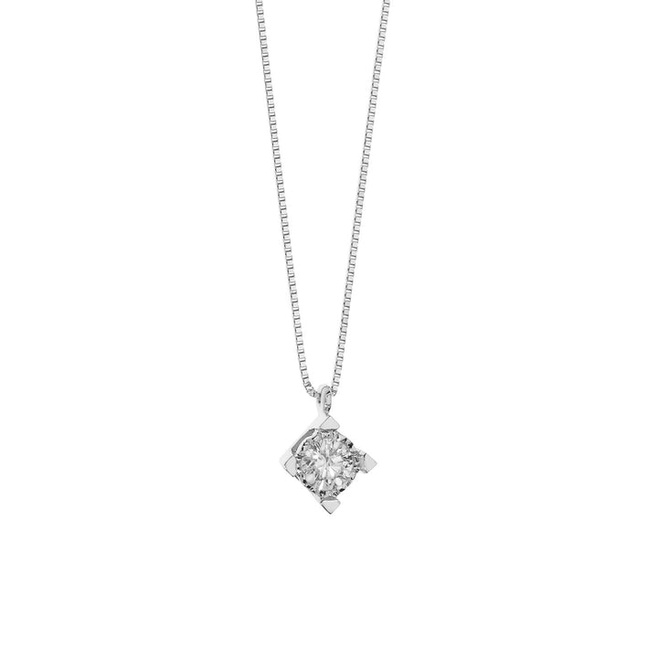 Comete-Halskette Diamant-Lichtpunkt in Gold und Diamant GLB1537
