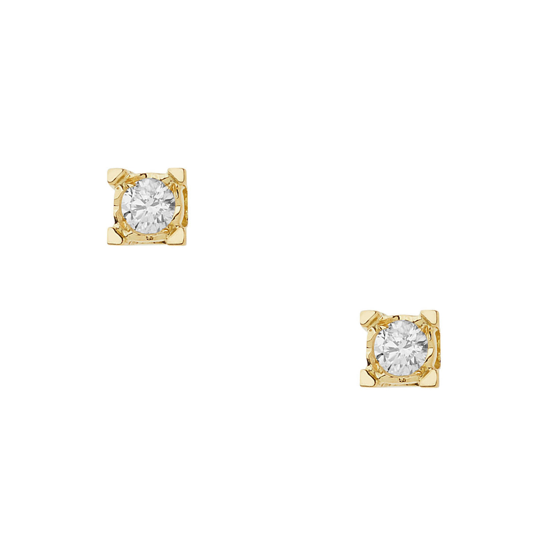 Comete Øreringe Diamantlyspunkter i guld og diamanter ORB1043