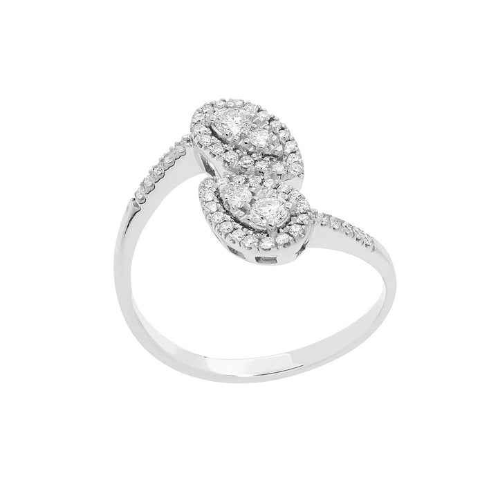 Comete Contrariè Ring i guld og diamanter ANB 2632